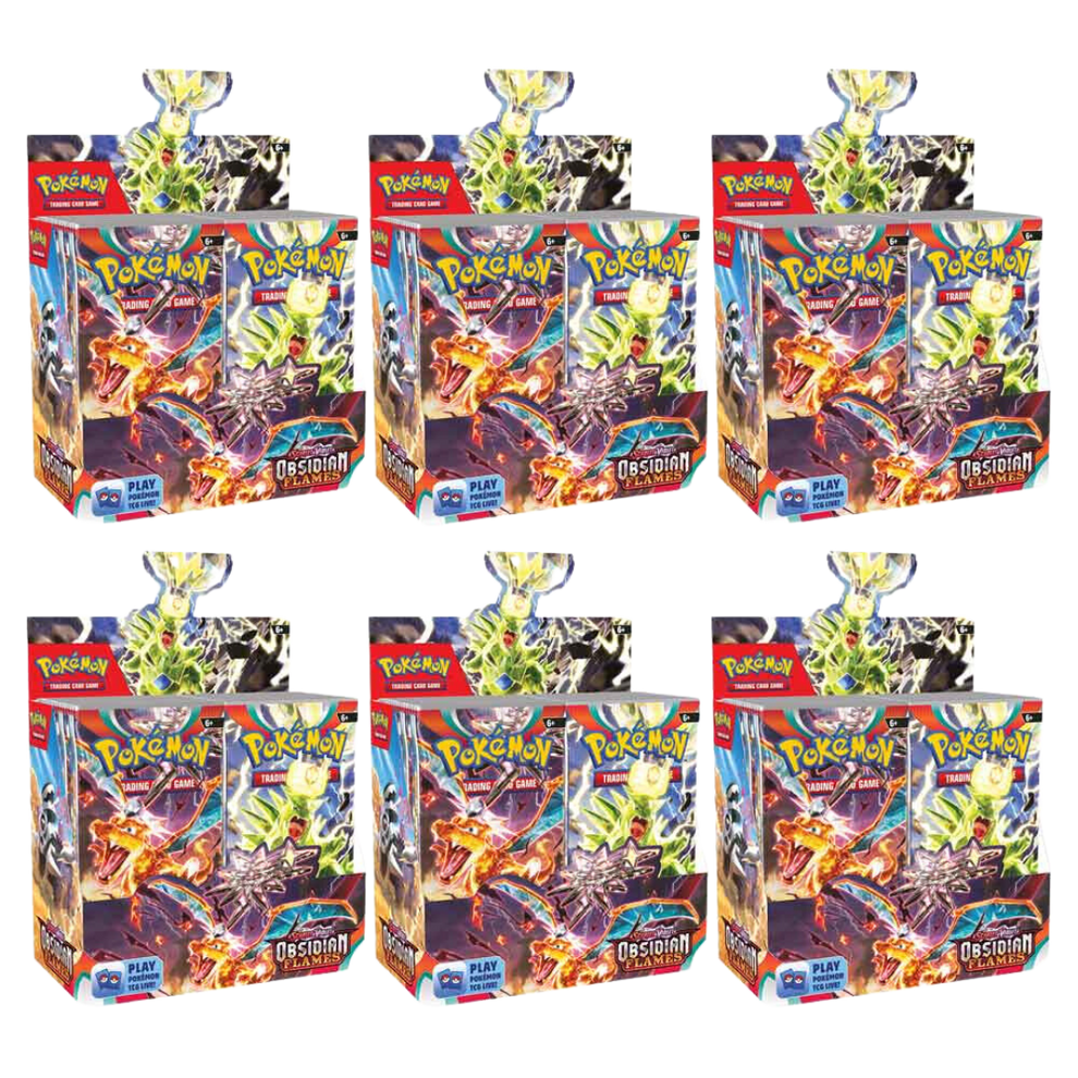 OBSIDIAN FLAMES BOOSTER BOX CASE (X6 BOOSTER BOXES) – Pack Paradise