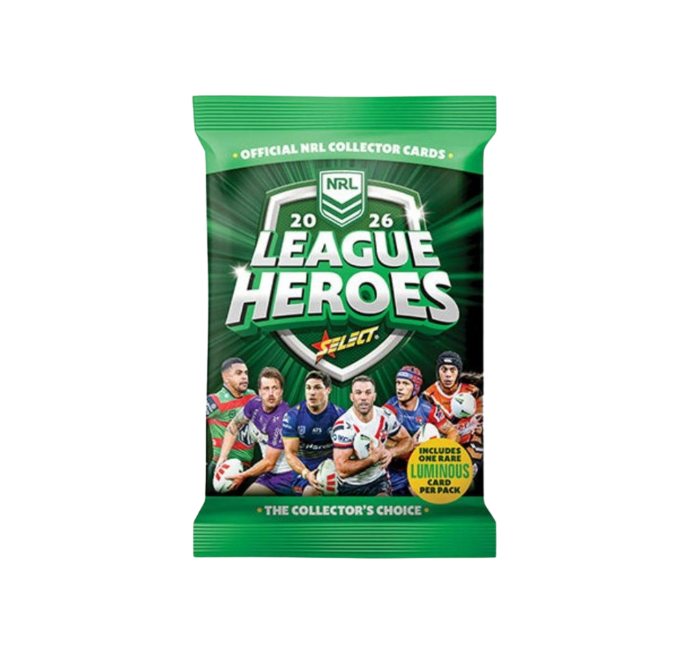 2026 NRL League Heroes Cards Pack