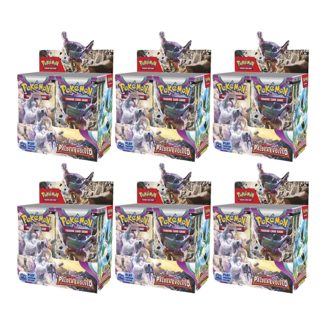 SCALET & VIOLET: PALDEA EVOLVED BOOSTER BOX (CASE OF 6)