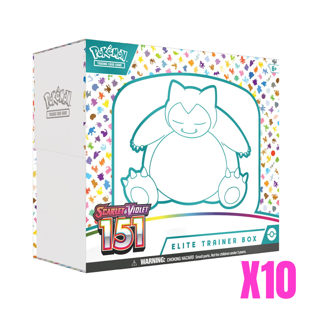 SCARLET & VIOLET: 151 ELITE TRAINER BOX CASE OF 10