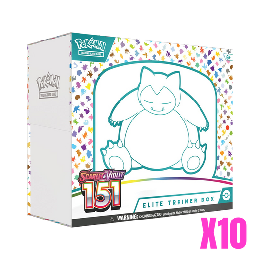 SCARLET & VIOLET: 151 ELITE TRAINER BOX CASE OF 10