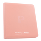 COLLECTOR'S SERIES 12 POCKET ZIP TRADING CARD BINDER - PINK