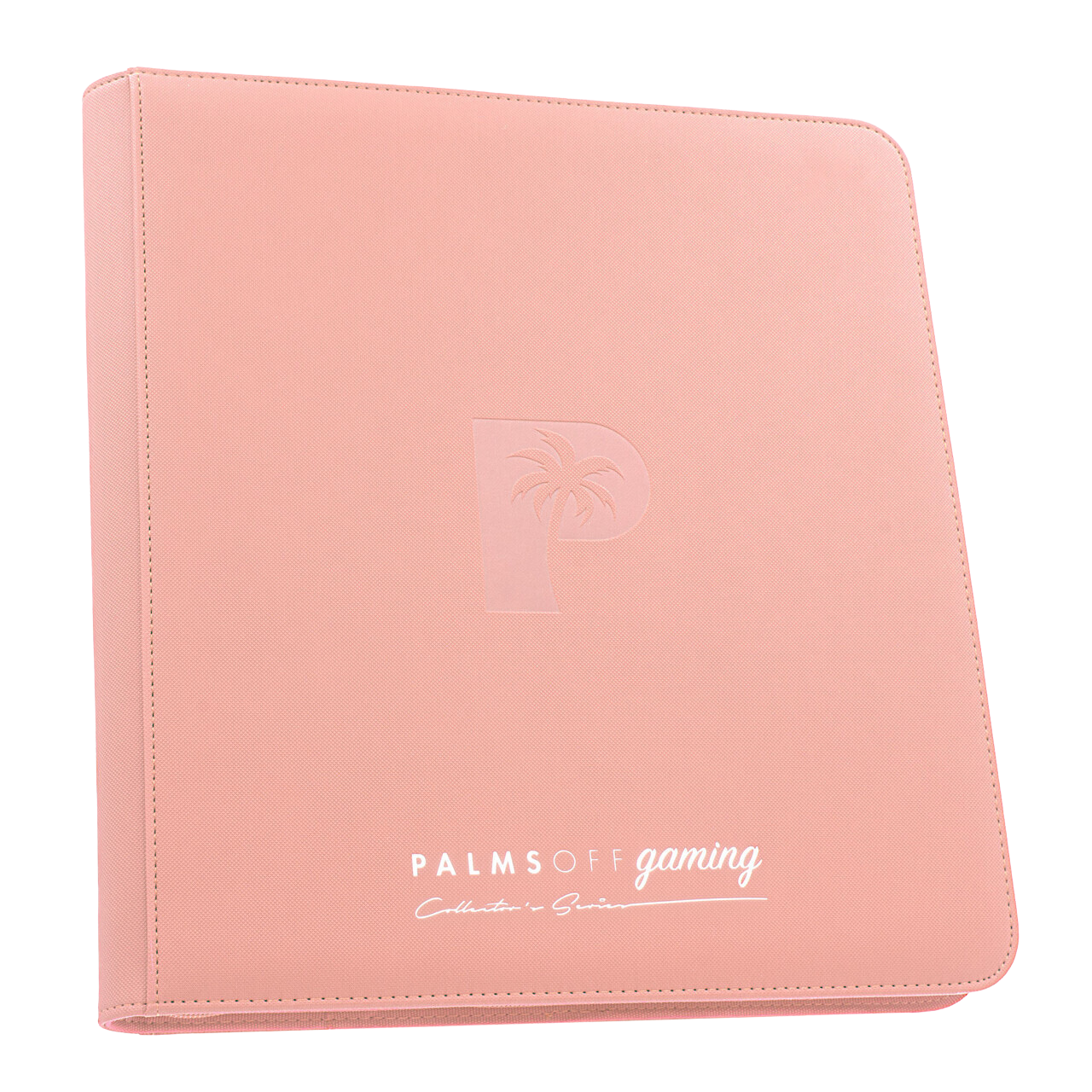 COLLECTOR'S SERIES 12 POCKET ZIP TRADING CARD BINDER - PINK