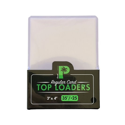 STANDARD 35PT TOP LOADERS - 25PC PACK