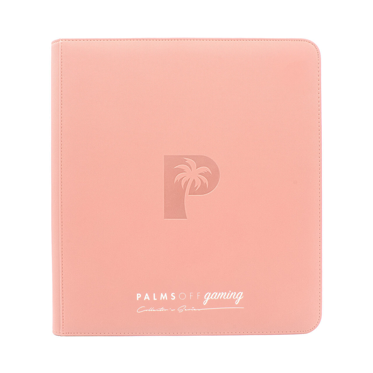COLLECTOR'S SERIES 12 POCKET ZIP TRADING CARD BINDER - PINK