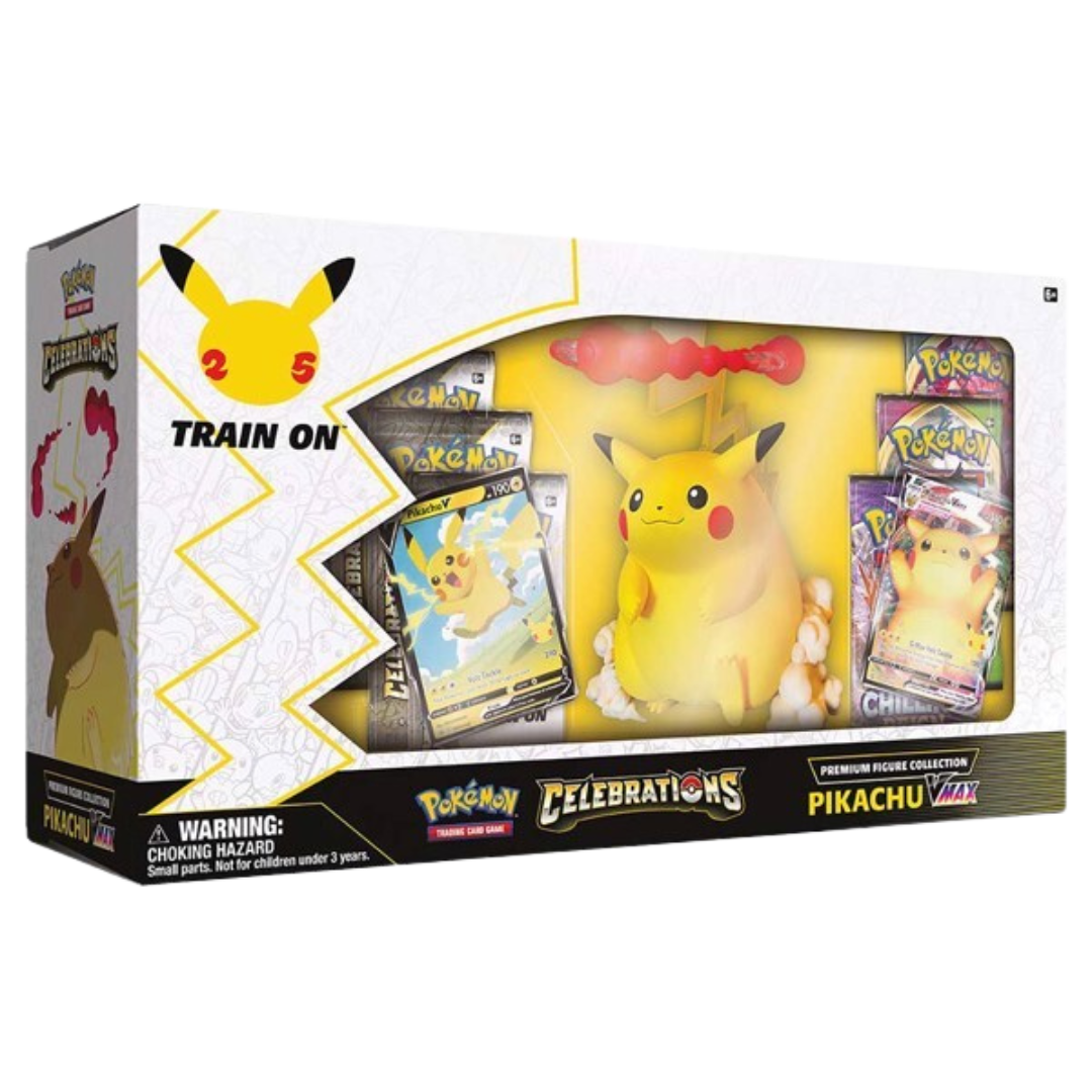 CELEBRATIONS PIKACHU VMAX PREMIUM FIGURE BOX